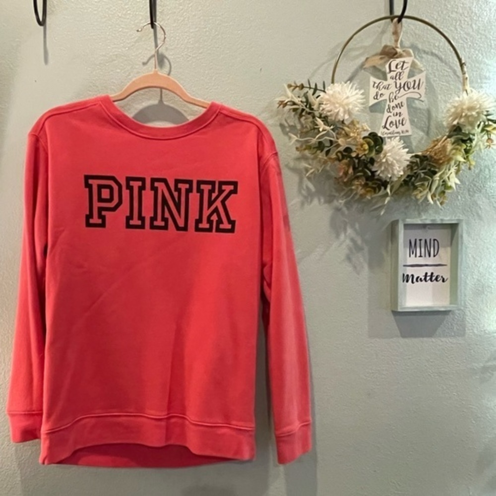PINK by VS pink sweatshirt size small